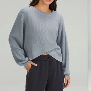 lululemon reversible crossover knit sweater